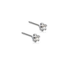 Blomdahl Foralobo St Tiffany 4mm Pearl