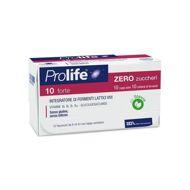 Zeta Farmaceutici Prolife 10 Miliardi Zero Zucchero 10 Flaconi Da 8 Ml