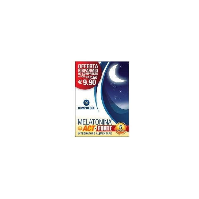 F&f Melatonina Act+forte 5 Complex 90 Compresse F&f Melatonina Act+forte 5 Complex 90 Compresse