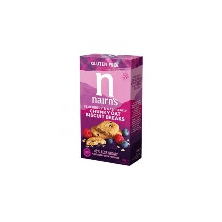Nairn's Biscotti Avena Mirtilli Lamponi 4 Pezzi Da 40 G