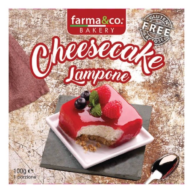 Farma&co Cheesecake Lampone 100 G Farma&co Cheesecake Lampone 100 G