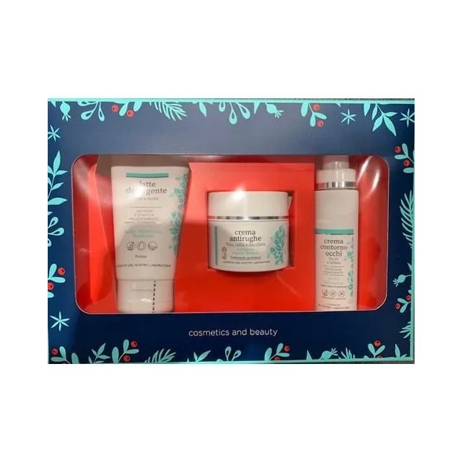 Laboratorio Della Farmacia Essenzia Cofanetto Antirughe 1 Crema Antirughe 30 Ml + 1 Siero Antirughe 30 Ml + 1 Latte Detergente 7