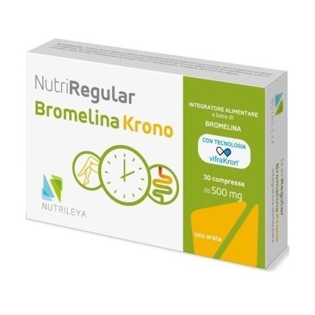 Nutrileya Nutriregular Bromelina Krono 30 Compresse