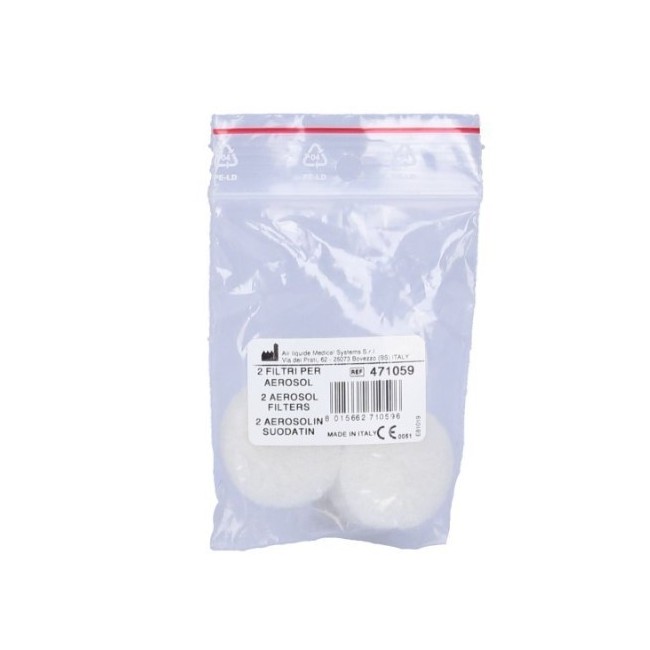 Air Liquide Filtro Aria Per Aerosol 2 Pezzi