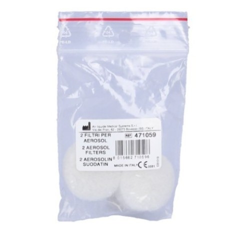 Air Liquide Filtro Aria Per Aerosol 2 Pezzi