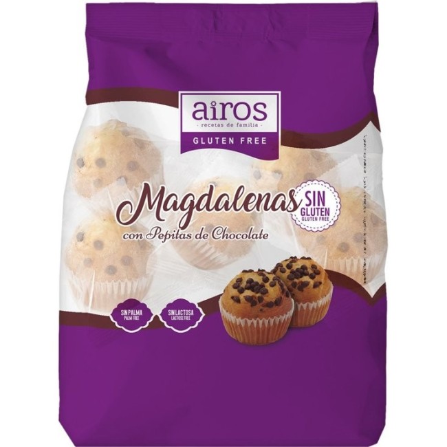 Airos Muffin Pepite Cioccolato 6 Pezzi Da 35 G