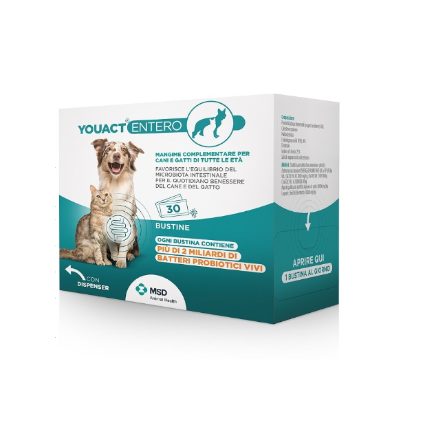 Msd Animal Health Youact Entero 30 Bustine Msd Animal Health Youact Entero 30 Bustine