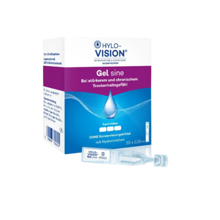Omnivision Lacrime Artificiali Hylovision Gel Sine Fm 20 Flaconcini Da 0,35 Ml