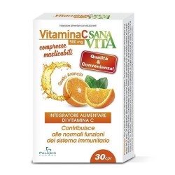 Paladin Pharma Sanavita Vitamina C Masticabile 30 Compresse