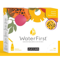 Zuccari Water First Ananas-papaya-passion Fruit 12 Stick Pack Zuccari Water First Ananas-papaya-passion Fruit 12 Stick Pack