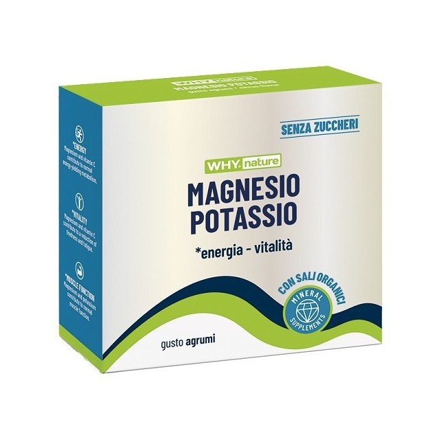 Biovita Whynature Magnesio Potassio 14 Bustine Biovita Whynature Magnesio Potassio 14 Bustine