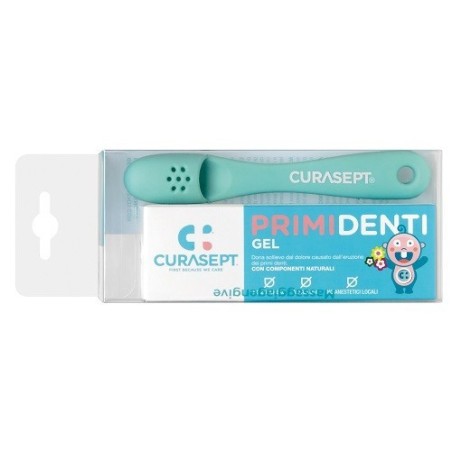 Curasept Kit Gel Primi Denti 20 Ml + Massaggiagengive Curasept Kit Gel Primi Denti 20 Ml + Massaggiagengive