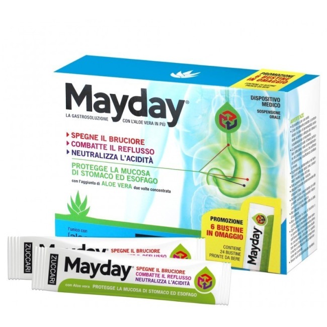 Zuccari Mayday Sospensione Per Uso Orale Alla Menta 24 Bustine 10 Ml Zuccari Mayday Sospensione Per Uso Orale Alla Menta 24 Bustine 10 Ml
