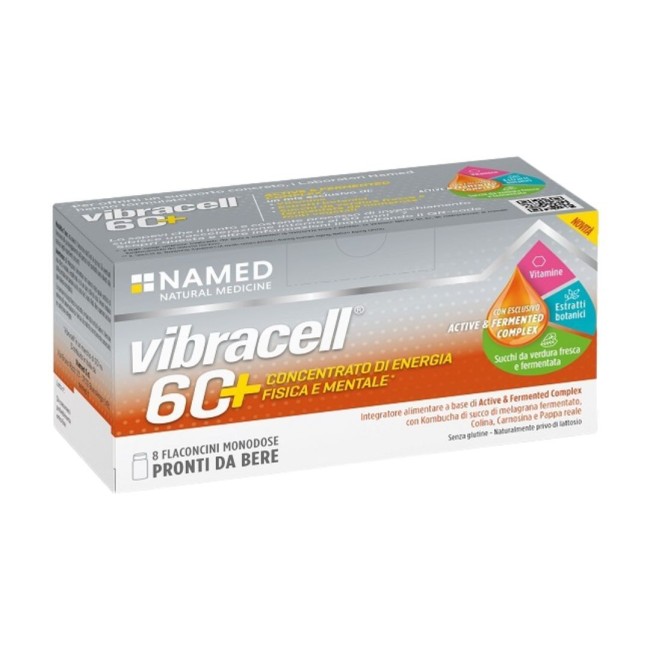 Named Vibracell 60+ 8 Flaconcini 15 Ml Senza Glutine Naturalmente Privo Di Lattosio Named Vibracell 60+ 8 Flaconcini 15 Ml Senza Glutine Naturalmente Privo Di Lattosio