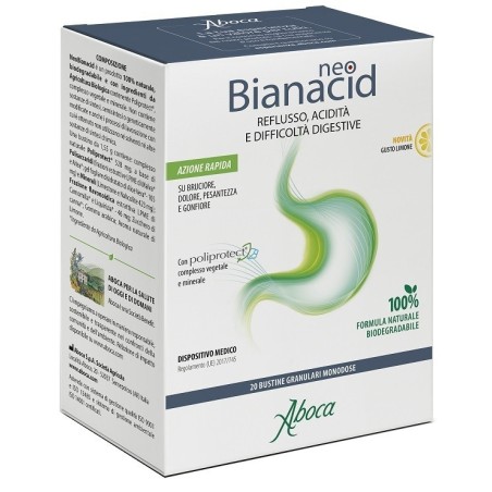 Aboca Neobianacid 20 Bustine Limone Aboca Neobianacid 20 Bustine Limone
