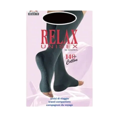 Solidea Relax Unisex 140 Gambaletto Cotton Punta Aperta Natur 3 L