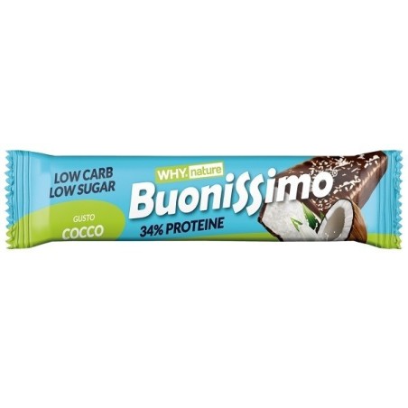 Biovita Whynature Buonissimo Cocco Barretta Proteica 30 G Biovita Whynature Buonissimo Cocco Barretta Proteica 30 G