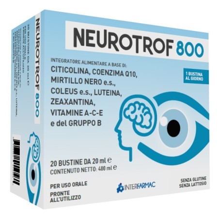 Interfarmac Neurotrof 800 20 Bustine 20 Ml Interfarmac Neurotrof 800 20 Bustine 20 Ml
