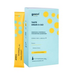 GOOVI TASTE DRAIN&GO GUSTO ANANAS & COCCO 24 STICK PACK 20 ML SENZA GLUTINE NATURALMENTE PRIVO DI LATTOSIO