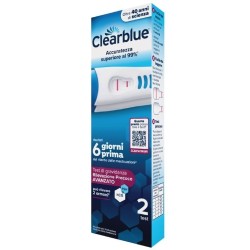Procter & Gamble Clearblue Test Gravidanza Rilevazione Precoce Avanzato 2 Pezzi