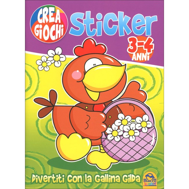 Macro Società Cooperativa Crea Giochi - Sticker 3-4 Anni