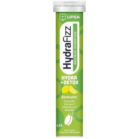 Upsa Hydrafizz Detox Maximize Hydration 16 Compresse Effervescenti Upsa Hydrafizz Detox Maximize Hydration 16 Compresse Effervescenti