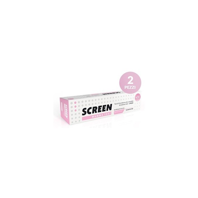 Screen Italia Screen Test Ormone Hcg Gravidanza Nell'urina Screen Test Hcg 2 Pezzi Screen Italia Screen Test Ormone Hcg Gravidanza Nell'urina Screen Test Hcg 2 Pezzi