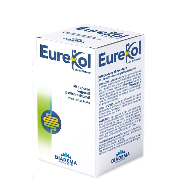 Diadema Farmaceutici Eurekol 30 Capsule Gastroresistenti Diadema Farmaceutici Eurekol 30 Capsule Gastroresistenti
