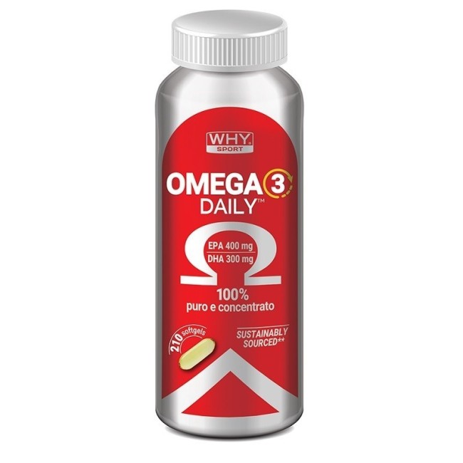 Biovita Whysport Omega 3 Daily 210 Softgels Senza Glutine Biovita Whysport Omega 3 Daily 210 Softgels Senza Glutine