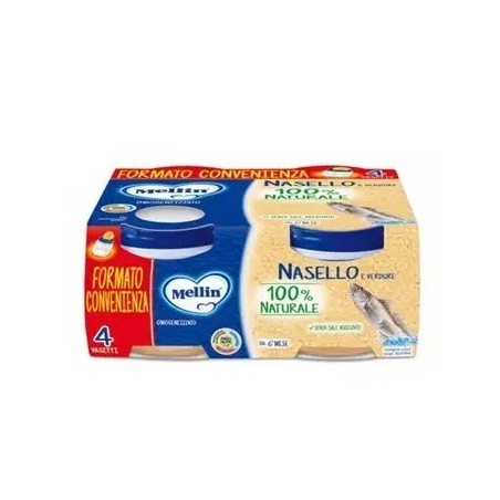 Danone Nutricia Soc. Ben. Mellin Omogeneizzato Nasello 4x80 G Danone Nutricia Soc. Ben. Mellin Omogeneizzato Nasello 4x80 G