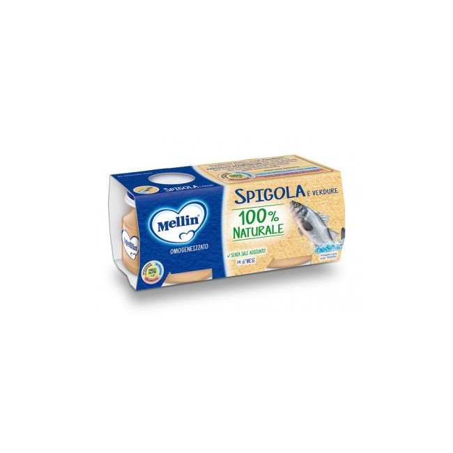 Danone Nutricia Soc. Ben. Mellin Omogeneizzato Di Spigola E Verdure 4 X 80 G Danone Nutricia Soc. Ben. Mellin Omogeneizzato Di Spigola E Verdure 4 X 80 G