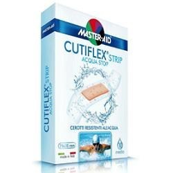 Pietrasanta Pharma Cerotto Master-aid Cutiflexmed Strip Trasparente Impermeabile Supporto In Poliuretano Medio 10 Pezzi