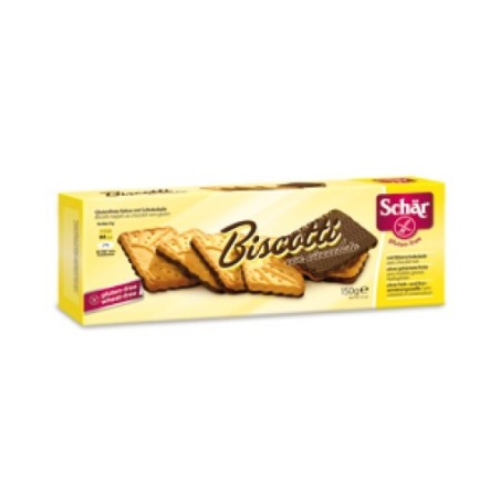 Dr. Schar Schar Biscotto Con Cioccolato Dark Chocolate 150 G Dr. Schar Schar Biscotto Con Cioccolato Dark Chocolate 150 G