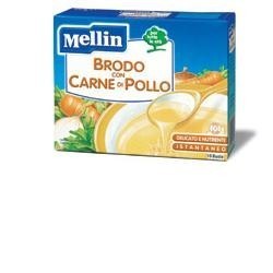 Danone Nutricia Soc. Ben. Mellin Brodo Carne Pollo 10 Bustine X 5 G