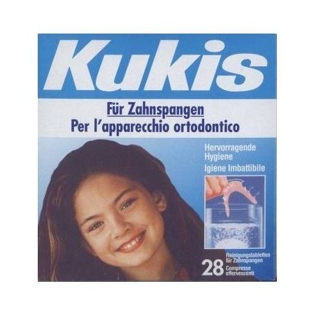 Procter & Gamble Kukis Cleanser 28 Compresse Per Pulizia Apparecchi Ortodontici Procter & Gamble Kukis Cleanser 28 Compresse Per Pulizia Apparecchi Ortodontici