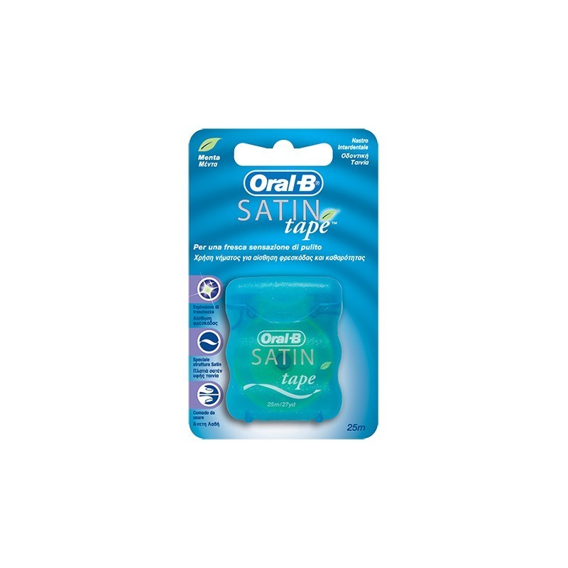 Procter & Gamble Oralb Satin Tape Filo Interdentale 25 Metri Procter & Gamble Oralb Satin Tape Filo Interdentale 25 Metri