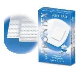 Safety Garza Prontex Soft Pad Compressa 5x7 Cm 5 Pezzi