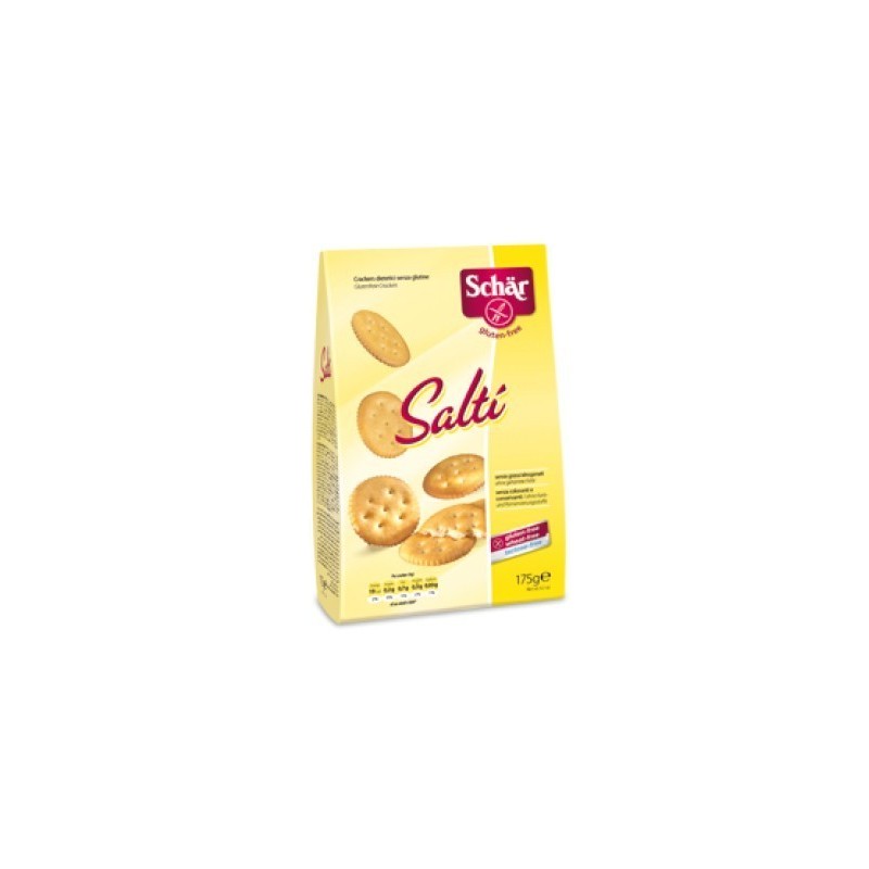 Dr. Schar Schar Salti' Cracker Con Sale Marino Senza Lattosio 175 G Dr. Schar Schar Salti' Cracker Con Sale Marino Senza Lattosio 175 G