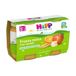 Hipp Italia Hipp Bio Hipp Bio Omogeneizzato Frutta Mista Con Cereali 2x125 G