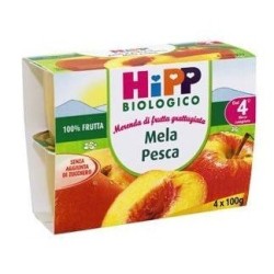 Hipp Italia Hipp Bio Frutta Grattuggiata Mela Pesca 4x100 G