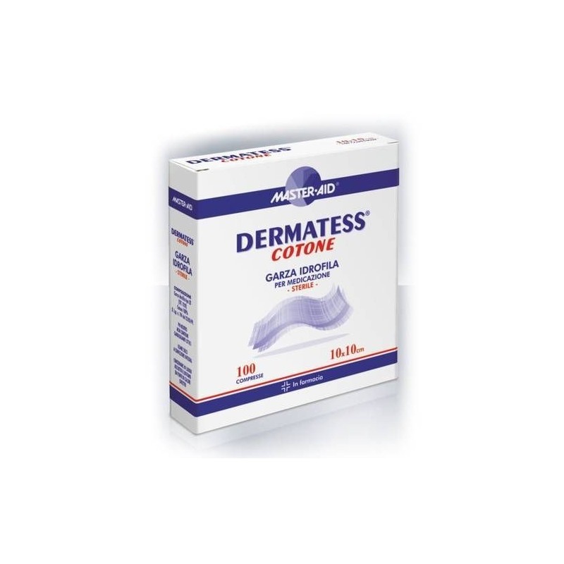 Pietrasanta Pharma Garza Idrofila Dermatess Cot 10x10 100 Pezzi