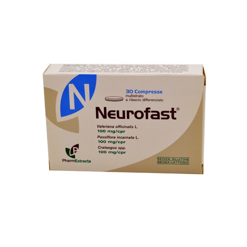 Pharmextracta Neurofast 30 Compresse 30 G Pharmextracta Neurofast 30 Compresse 30 G