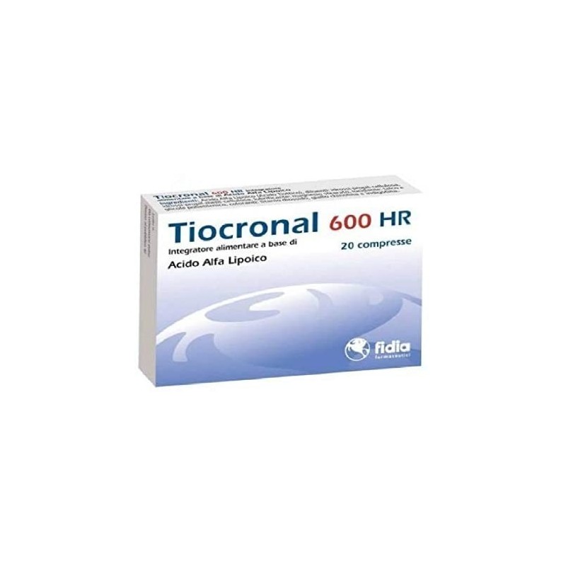 B. L. V. Pharma Group Tiocronal 600 Hr 20 Compresse B. L. V. Pharma Group Tiocronal 600 Hr 20 Compresse