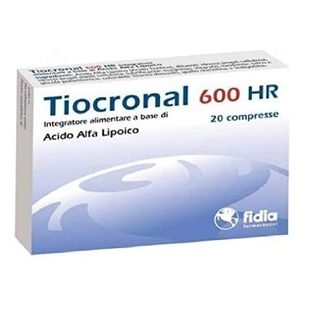 B. L. V. Pharma Group Tiocronal 600 Hr 20 Compresse B. L. V. Pharma Group Tiocronal 600 Hr 20 Compresse