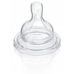 Philips Avent Tettarelle Flusso Lento 2 Fori 2 Pezzi