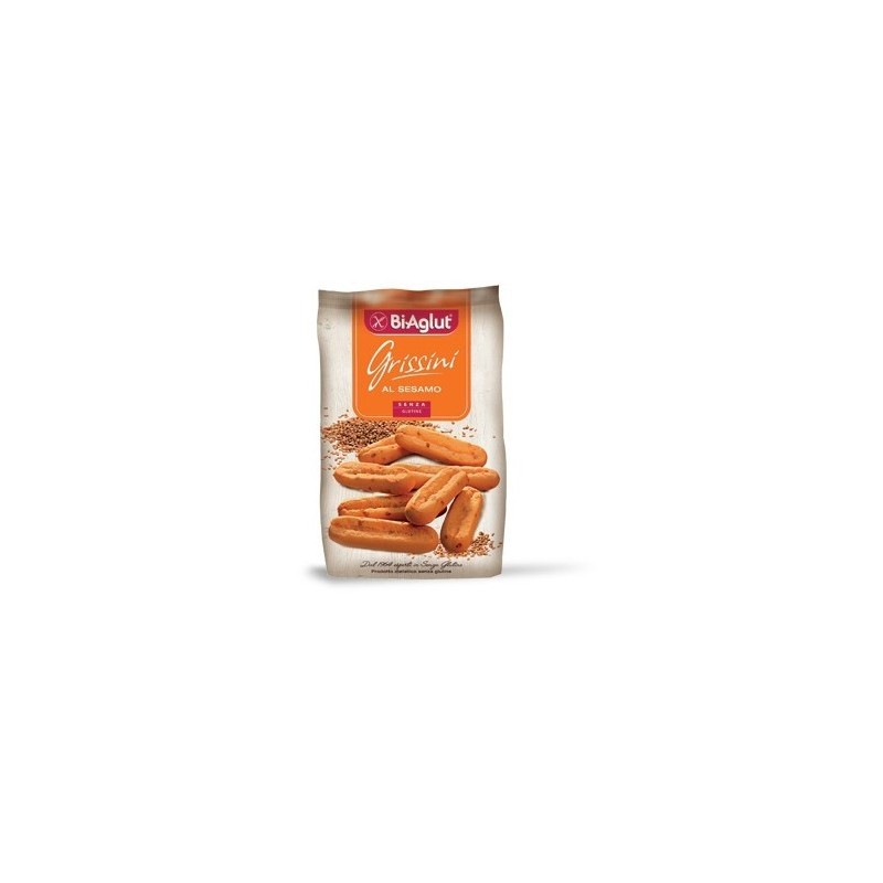 Biaglut Grissini Con Sesamo 150 G Biaglut Grissini Con Sesamo 150 G