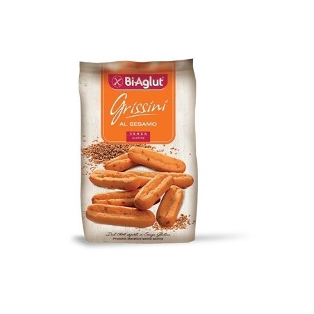 Biaglut Grissini Con Sesamo 150 G Biaglut Grissini Con Sesamo 150 G