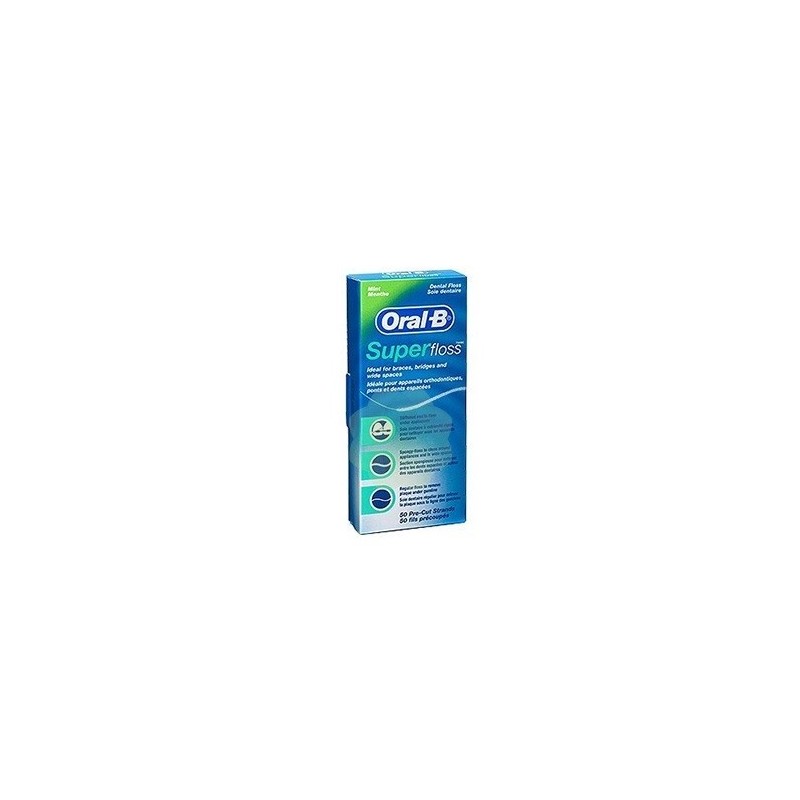 Procter & Gamble Oralb Superfloss Filo Interdentale 50 Fili Procter & Gamble Oralb Superfloss Filo Interdentale 50 Fili