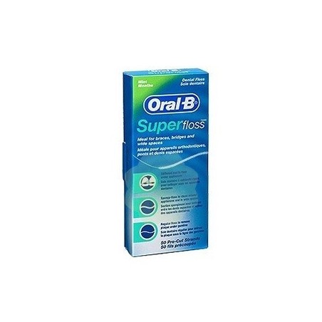 Procter & Gamble Oralb Superfloss Filo Interdentale 50 Fili Procter & Gamble Oralb Superfloss Filo Interdentale 50 Fili
