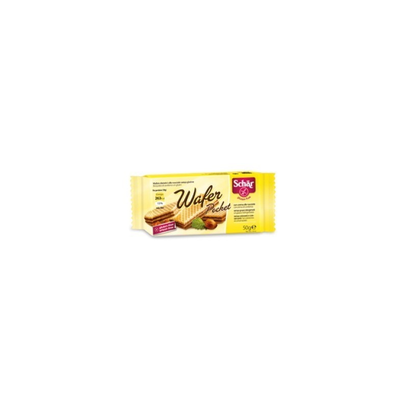 Dr. Schar Schar Wafer Pocket Alla Nocciola 50 G Dr. Schar Schar Wafer Pocket Alla Nocciola 50 G
